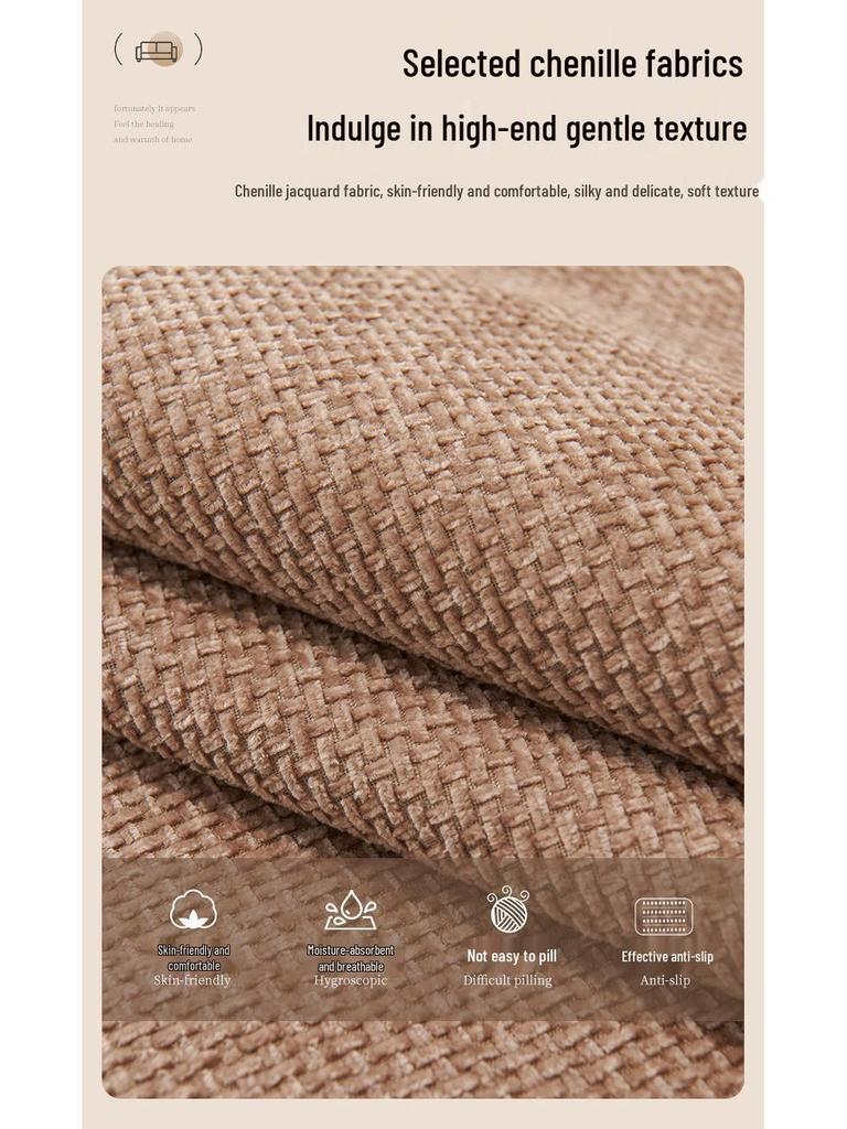 2025 French High-End Chenille Sofa Cushion: All-Season Non-Slip Seat and Sofa Cover