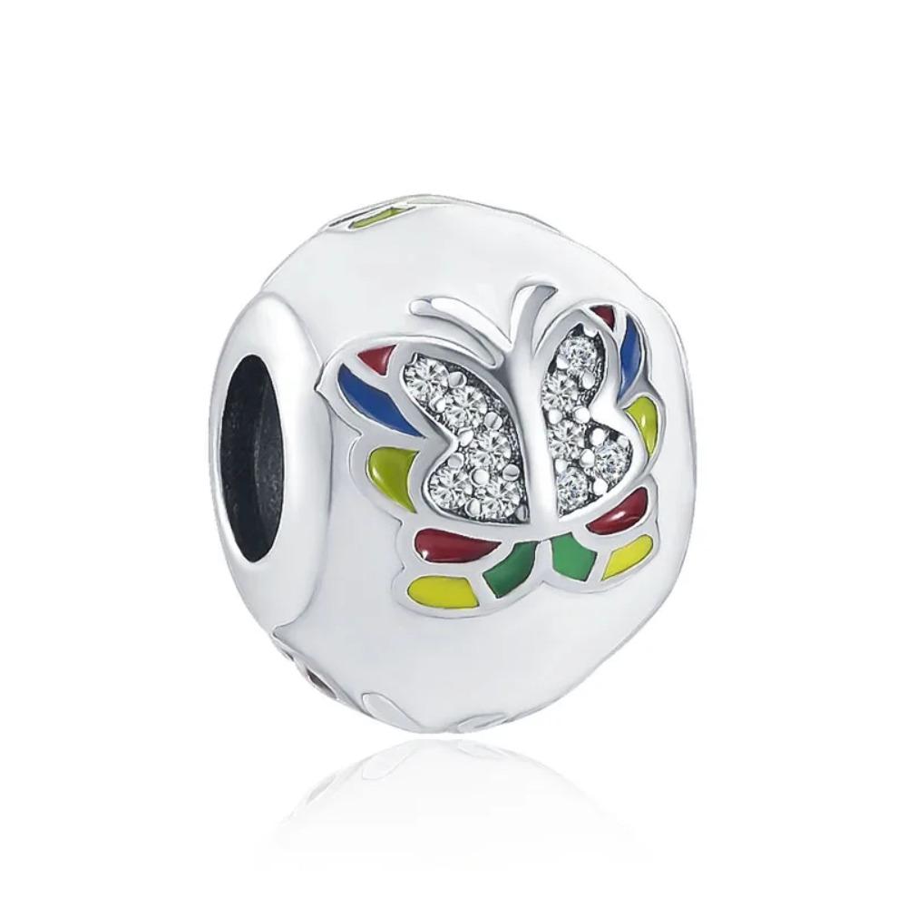 925 Silver Leaf Flower Cactus Pendant Bead for European Charms Bracelet Jewelry Accessories