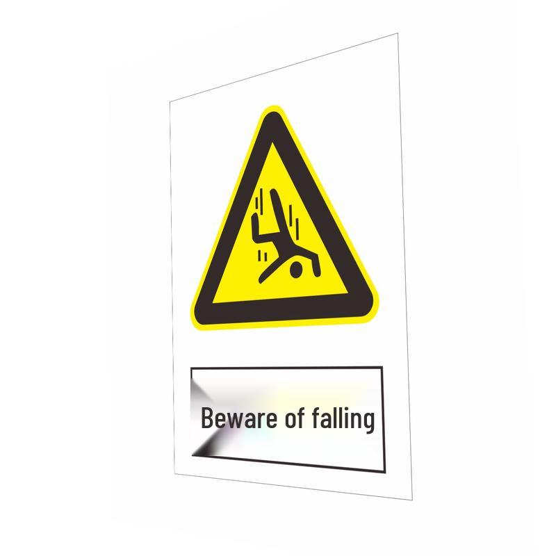 Caution Falling Sign (PVC Outdoor)