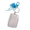 Contemporary Acrylic Photo Display Organizer Compact Keychain Card Sleeve Decorative Desk Accessory For Daily Use