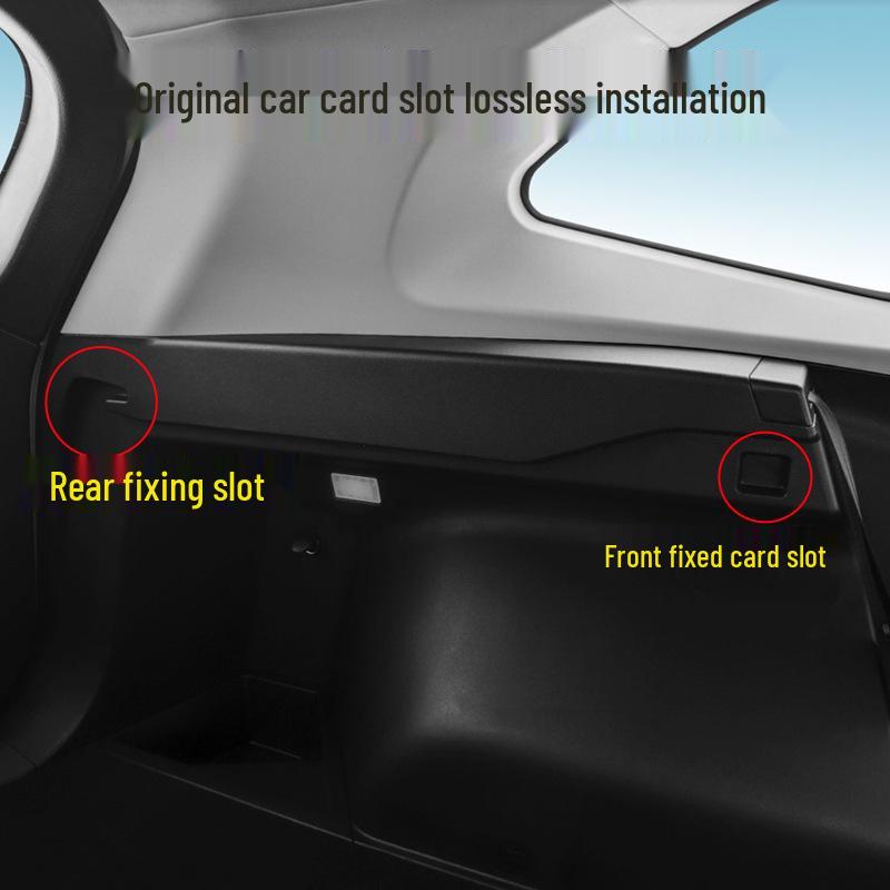 Suitable for 26 Haval H6 Models: Retractable Trunk Sunshade Storage Curtain Partition Board.