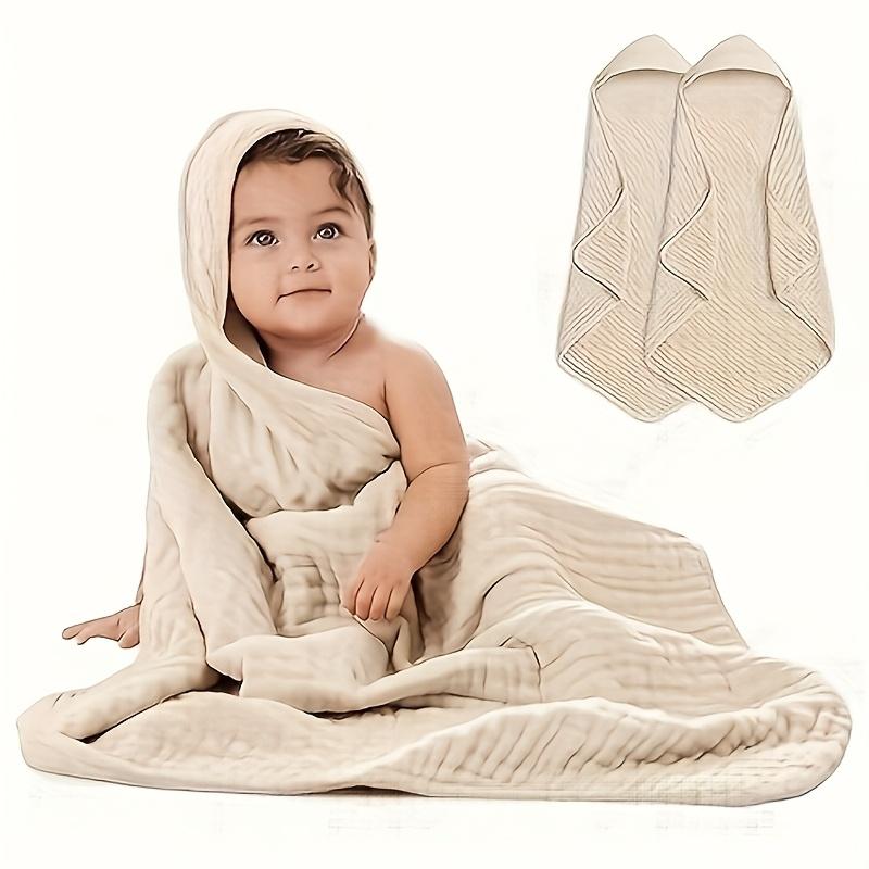2pcs Hooded Towel Set 76.2cm X 76.2cm Beach Towel Ultra Soft & Absorbent Bath Towels Warm Unisex Cute Design Swaddling Clothes