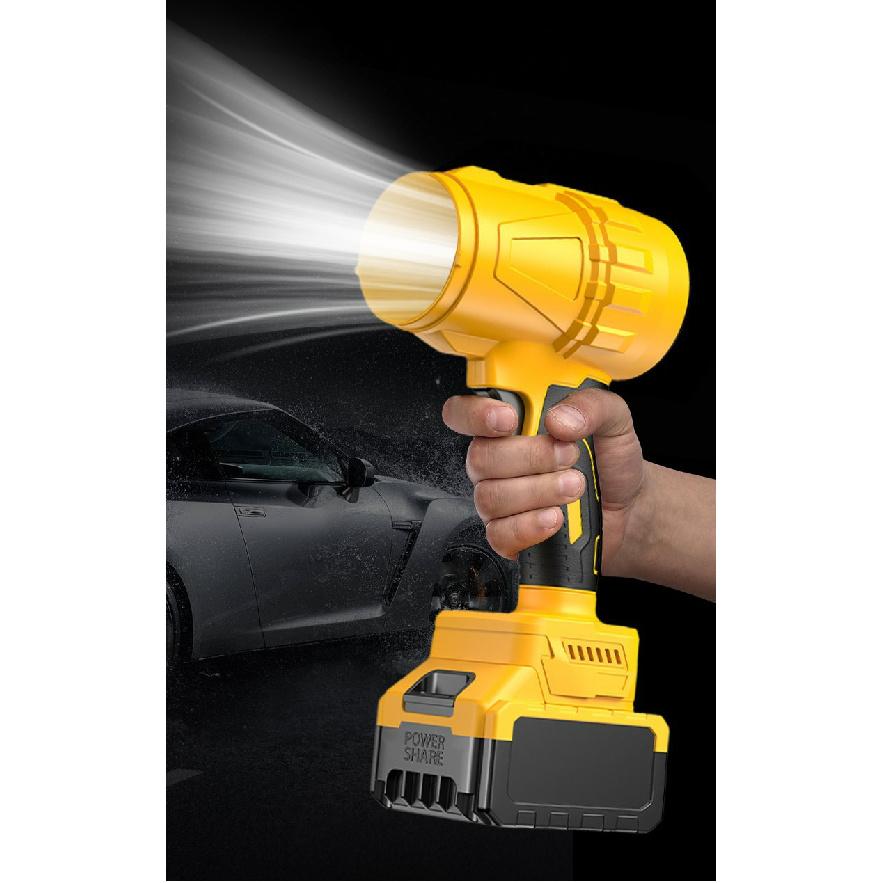 Turbo Jet Blower,Leaf Blower, Violent Turbo Fan, Brushless Pure Copper Motor,Car Drying, Handheld Snow Blower,Cordless Turbo Power Air Duster