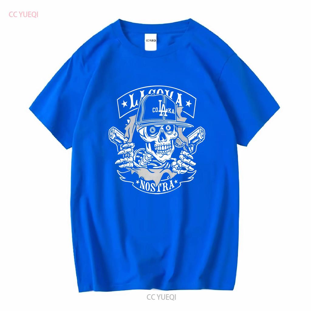 New La Coka Nostra Ripper For Fans S 5XL T Shirt DN75 Vintage Washed Casual Designer Clothes Soft Graphic Versatile Fashion
