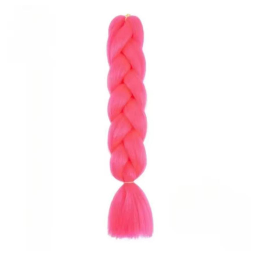 Jumbo Braids Synthetic Single Ombre Color Braiding Hair Twist Rainbow Hair Wigs
