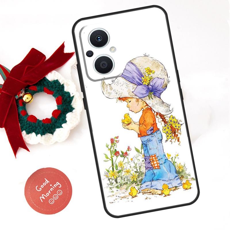Sarah Kay pattern Funda For OPPO Reno 14 F 13F 12F 11F 10 11 12 13 Pro 7 8 Lite OPPO Find X5 X6 X8 X9 Pro Case