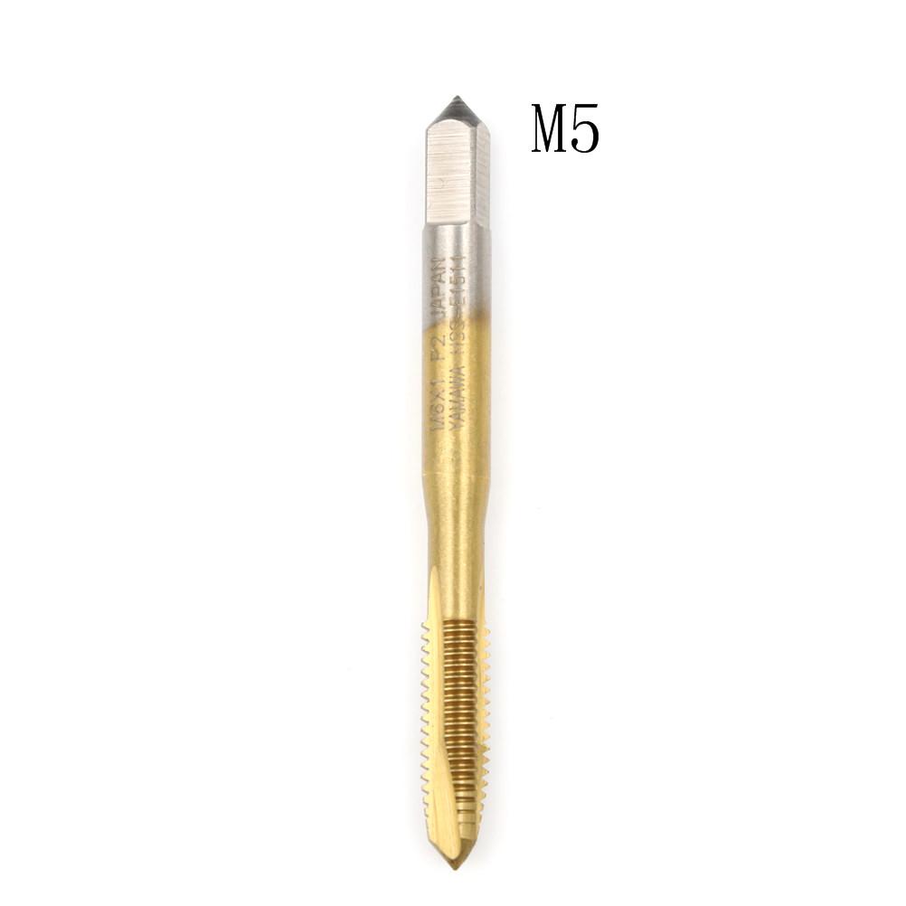 M2/M2.5/M3/M3.5/M4/M5/M6/M8 HSS Metric Straight Flute Thread Screw Tap Plug Tap High Quality