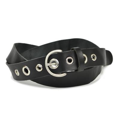 Nipponde Handmade Genuine Leather Made In with Eyelets and 3cm Belt Specialty Store Belt BLLB0797 Men's Belt, Casual, Japan, Hand-Kneaded, Accents,