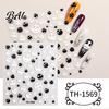 Salon Nail Accessories 6 Sheets Halloween Stickers for Women, Pumpkin Ghost Bat Skull Women Manicure Decoration Decals, Art Home Supplies