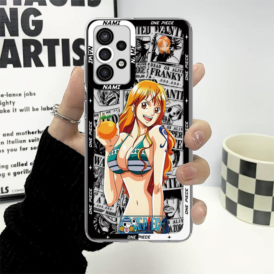 Case for Samsung Galaxy A72 A31 A52 A50 A71 A12 A32 A52s A21s A16 A17 A51 Soft Phone Cover One Piece Nami Tony Chopper
