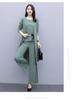 2026 Women's Stylish Three-Piece Suit: Slimming, Trendy Wide-Leg Pants for a Youthful, Elegant Style