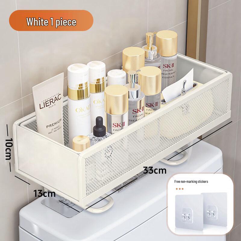 LIEI No-Drill Wall-Mounted Toilet Storage Rack