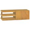Day and Night - Day and Night Wall-mounted Bathroom Cabinet Solid Teak Wood 90x40x30 Cm
