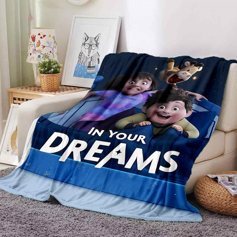 1pc Blanket - movie In Your Dreams Print Design,Lightweight Blanket for Sofa,Bed- Soft &Warm,Gift for All Seasons