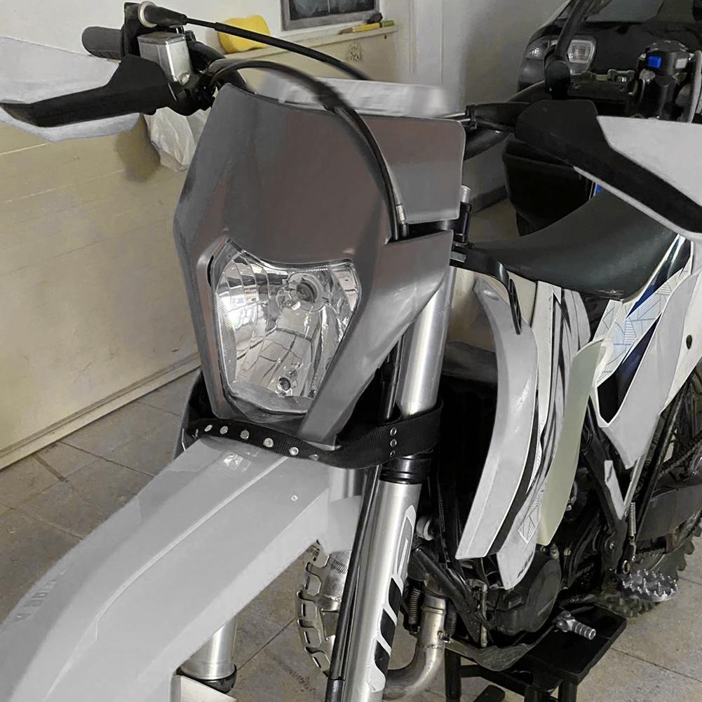 Motorcycle Headlight Lens Cover Mask Dirt Bike Motocross Kit for EXC Accessories XC SX SXF XCW 125 To 500 SMR 2021 2022