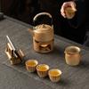 New ceramic enclosure, tea making set, souvenir gift, coarse pottery warm tea set, business bank, company event gift