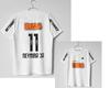 Classic Retro Santos Jersey No. 11 Neymar Training Football Jersey Adult Single Shirt
