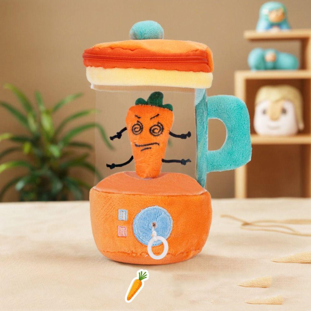 Rope Rotation Plush Carrot Juicer Toy Avocado Plush Strawberry Doll Stuffed Lemon Doll  Boys Girls