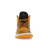 Air Jordan 1 Mid Chutney Women Sneakers Gold Black White BQ6472-700