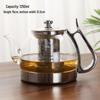 Heat-Resistant Glass Teapot: Induction Cooktop-Ready Kettle for Boiling Water and Brewing Tea