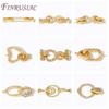 18K Echtgold Plated Verbinder Verschlüsse Für Schmuck,Verschluss Verschlüsse Für Halsketten,DIY Schmuckherstellung Zubehör,Armbänder Verschluss
