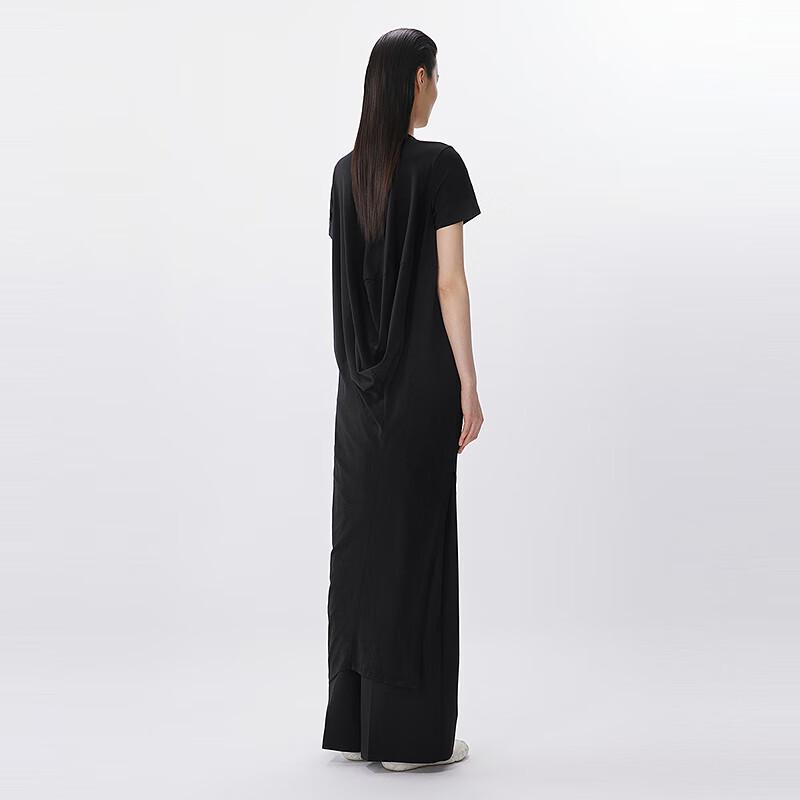 JNBY 2025 Summer New Round Neck Short Sleeve Dress