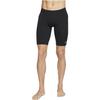 Nike Solid High-Waisted Slim Swim Trunks Men swimwear Black NESSA006-001
