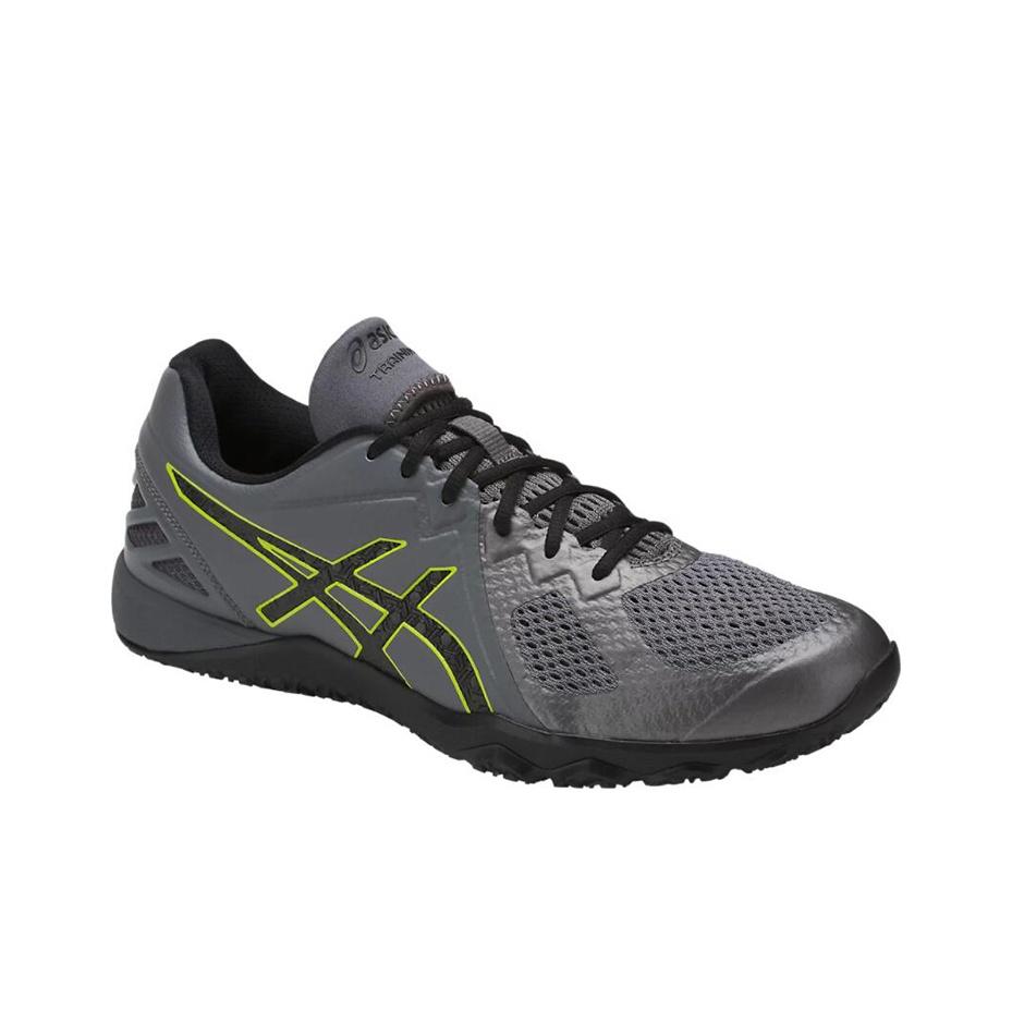 Asics Conviction X 1 Scarpe da Corsa Basse Comode Durevoli Traspiranti Uomo sneaker Grigio Giallo S703N-9790