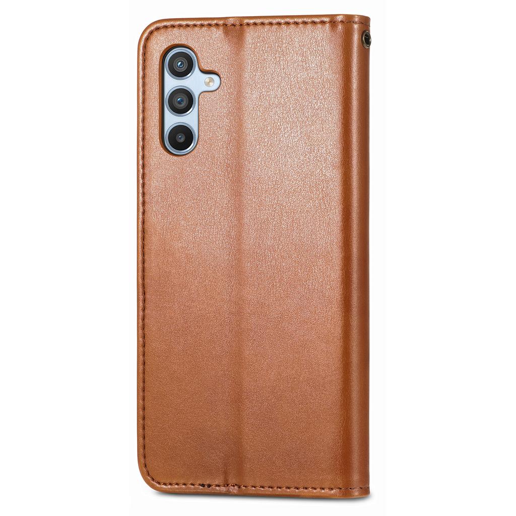 For Samsung Galaxy A56 5G Case Leather Phone Case Wallet Stand Cover with Wrist Strap