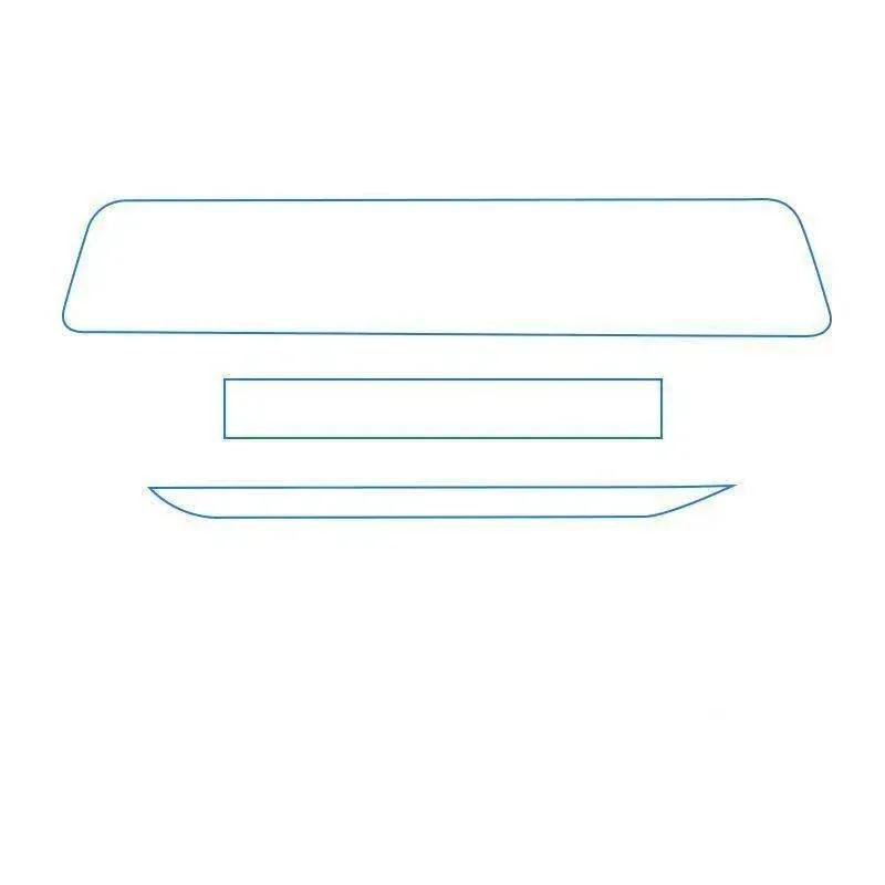 For Chery Arrizo 8 -24 Car Interior Center Navigator Console Transparent Protective TPU Film Anti-scratch Repair Accessories
