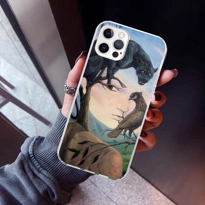 Salvador Dali Art Phone Case For iPhone 17 Air 11 13 Mini 14 15 Plus 16 12 Pro Max 16E SE 7 8 Pattern Soft TPU Back Cover  13 12
