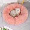 Home Plush Pet Nest Winter Cat Nest Dog Nest Warm Detachable and Washable Round Cat Nest Pet Bed Seasonal Universal Decoration