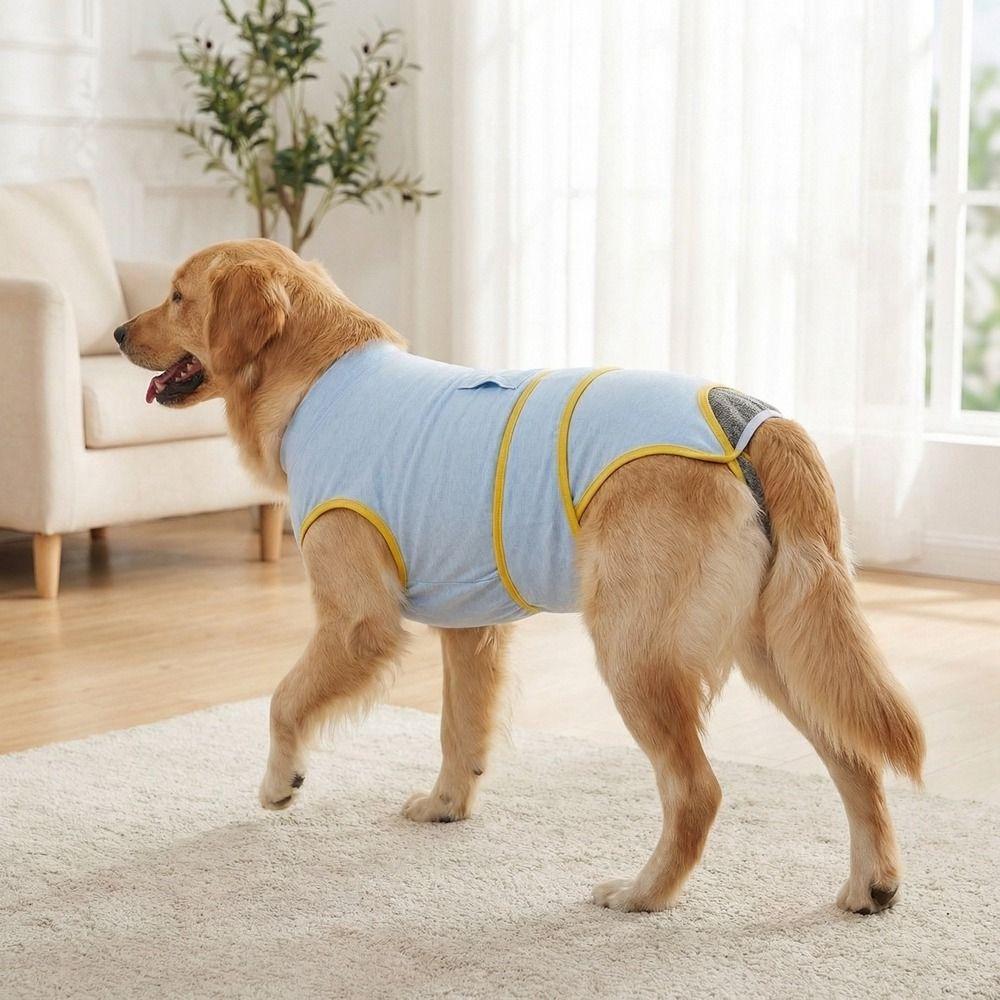 Breathable Dog Sterilization Clothes Soft Postoperative Bodysuit  Sanitary Protection