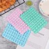 66 Holes Candy Fudge Silicone Mold Mini Chocolate Ice Cube Tray Fruit Shaped Non-Stick Soft Jelly Mold