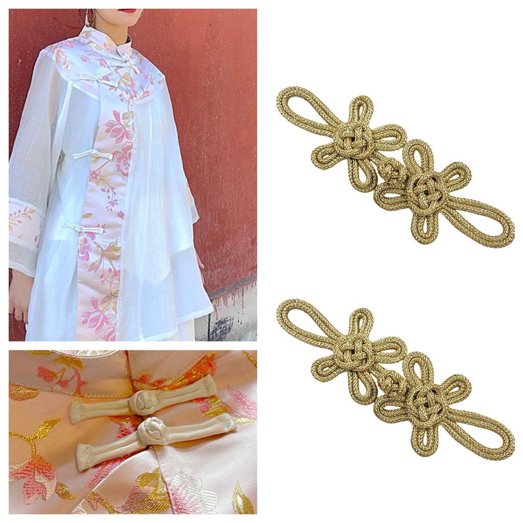 Chinese Closure Buttons for Sewing Enthusiasts Cheongsam Accessories Sew On Sewing Buttons Fasteners for Sewing