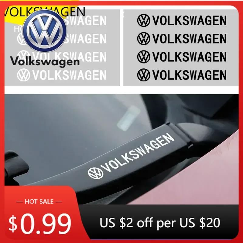 For VOLKSWAGEN VW New Jetta VW For Volkswagen Creative Stickers Emblem Auto Decor Decals Car Window Wiper Stickers For VW Volksw