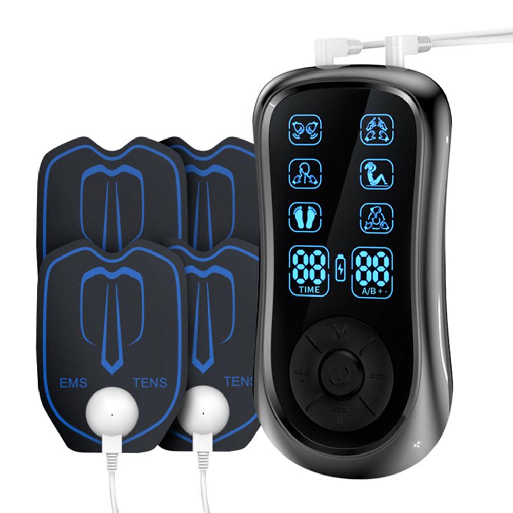 6 Modes EMS Eletric Professional Muscle Stimulation Physiotherapy Tens Unit Machines Pulse Impulse Mini Full Body Massager