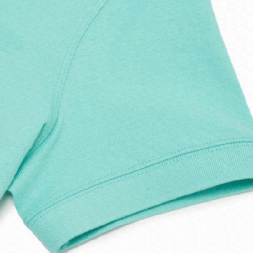 New MLB Base Logo Polo Shirt Women's Mint Green 3FPQ02023-07MTS