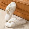 Fashion Fluffy Women's Slippers Home Winter Luxury Designer Woman Shoes Flat Fashion Fuzzy Fur Slides Indoor Elegant Plush Footwear New