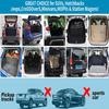Car Trunk Separator Blocks Metal Luggage Fixation Trunk Organizer Adjustable Cargo Containment Grocery Fixation Blocks For Auto