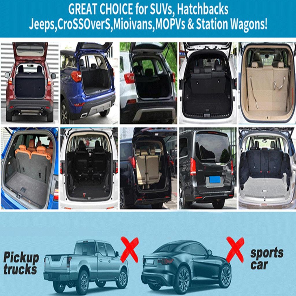 Car Trunk Separator Blocks Metal Luggage Fixation Trunk Organizer Adjustable Cargo Containment Grocery Fixation Blocks For Auto