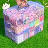3-layer 18 Compartment Transparent Storage Box, Jewelry and Toy Storage Box, Suitable for Kitchen, Bathroom, Bedroom