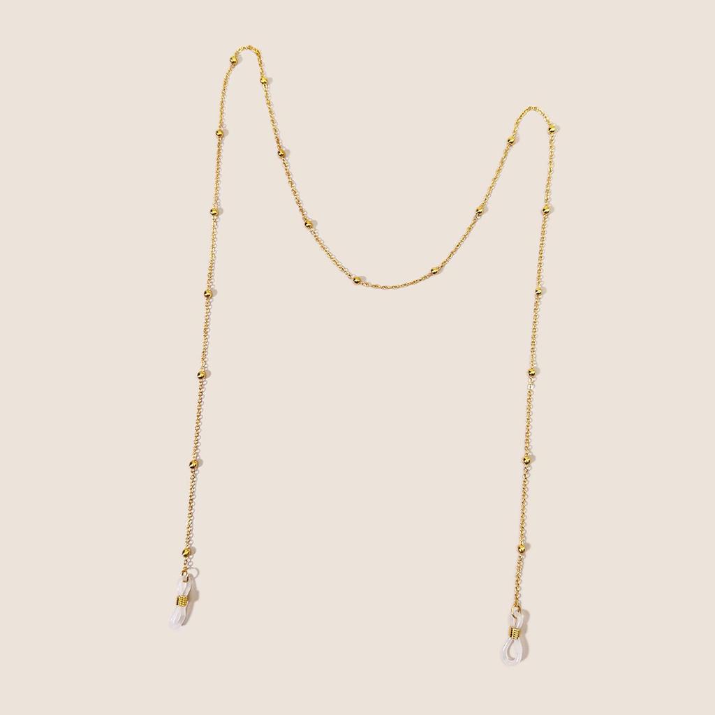 Trendy European & American Gold Metal Women's Eyewear Jewelry Chain
