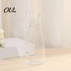 Trendy Flower Container Clear Bud Vase, Plastic Transparent Modern Vase Table Centerpiece for Home Party Wedding Decor Minimalist