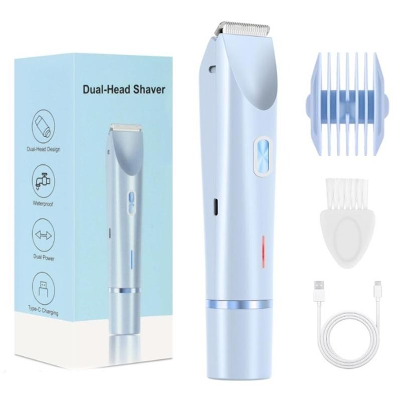 Cordless Lady Shavers With LCD Screen 2 In 1 Design Precisions Trimming Blades For Sensitives Areas Silents Personals Grooming Tool