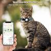 For Airtag Protective Case Cat Collar with Adjustable Night Reflection Kitten Collar with Bell for Cats Dog Puppy Without Airtag