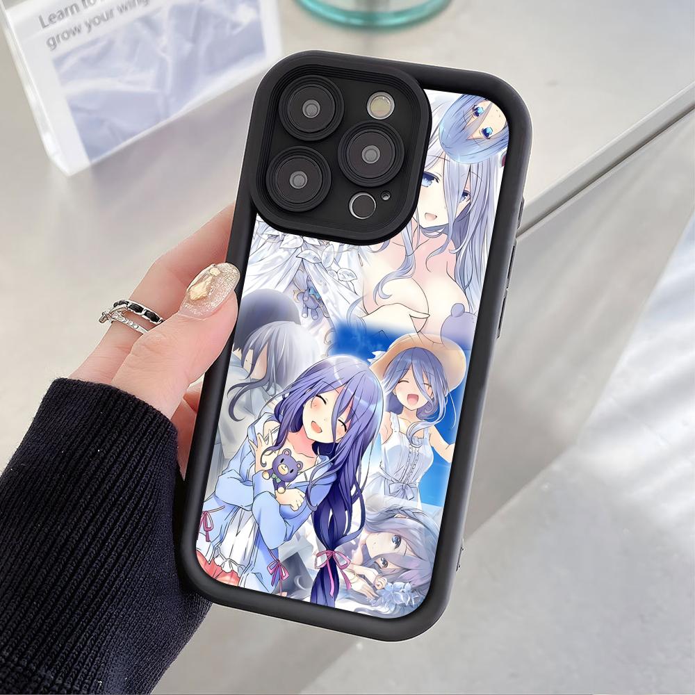 Date a Live Mio Takamiya Thicken TPU Mobile Phone Case for iPhone 17 16 15 14 13 12 11 Air Pro Max Plus Colorful Cover