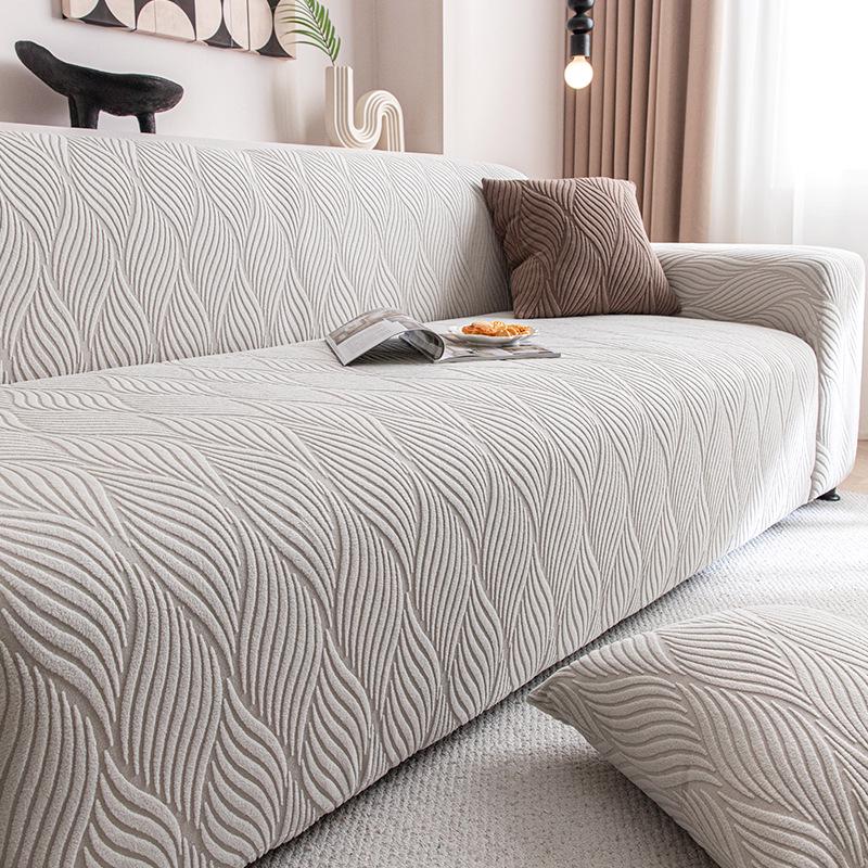 

2025 Universal All-Season Anti-Scratch Sofa Cover for Leather - Cat-Resistant Ottoman 70*90cm светло-серый