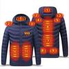 USB-Powered Heated Winter Coat: Smart 11-Zone Temperature Control for Men and Women