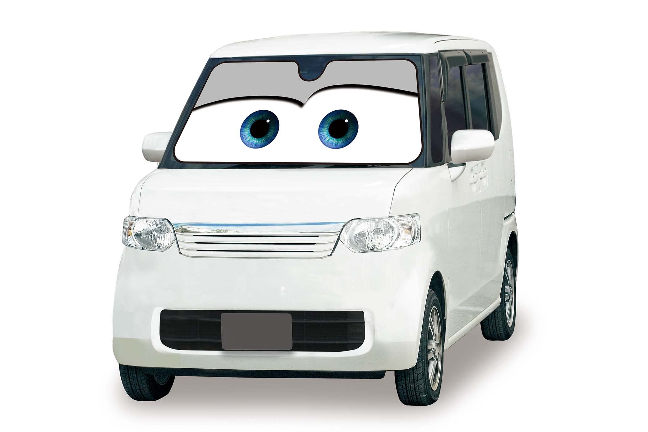 

Napolex Disney Cars Car Sunshade for Front No Suction Cups Compatible with Light Blocks Intense Car Accessories DC-92 Use, Required, 1300x550mm, Gray,